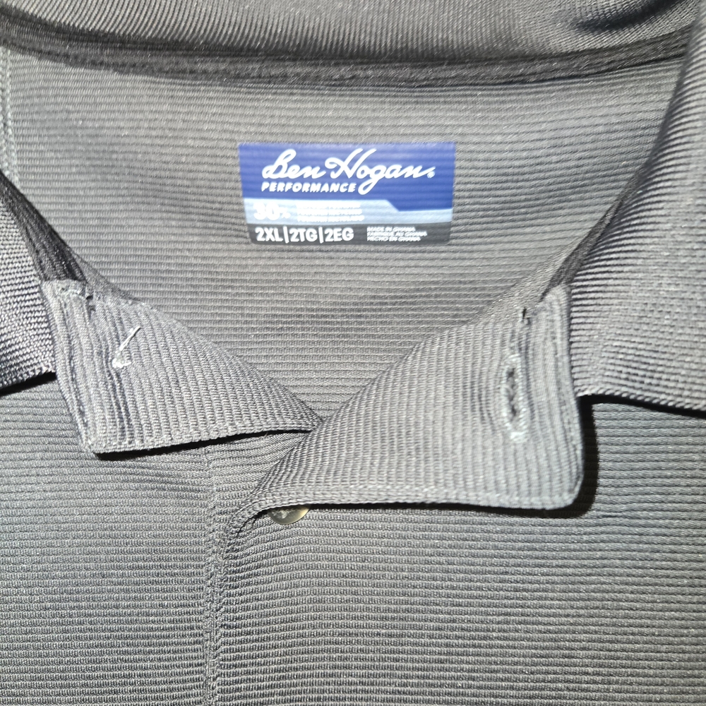 Ben Hogan Performance Men's Polo Shirt Size 2XL Dark Grey Short Sleeve #190